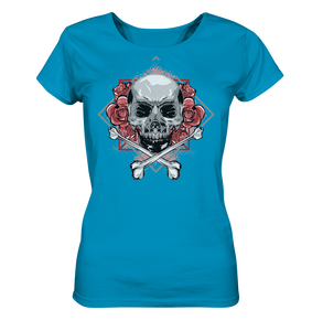 Cargirl_Roseskull Ladies Organic Shirt