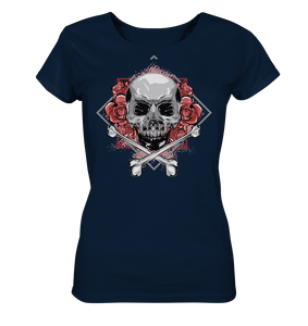 Cargirl_Roseskull Ladies Organic Shirt