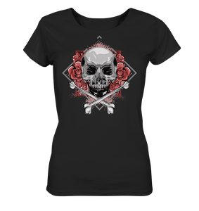 Cargirl_Roseskull Ladies Organic Shirt