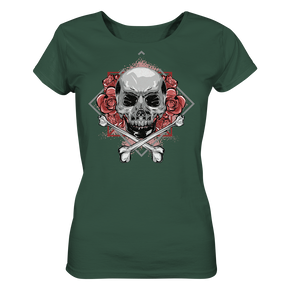 Cargirl_Roseskull Ladies Organic Shirt