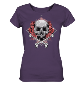 Cargirl_Roseskull Ladies Organic Shirt