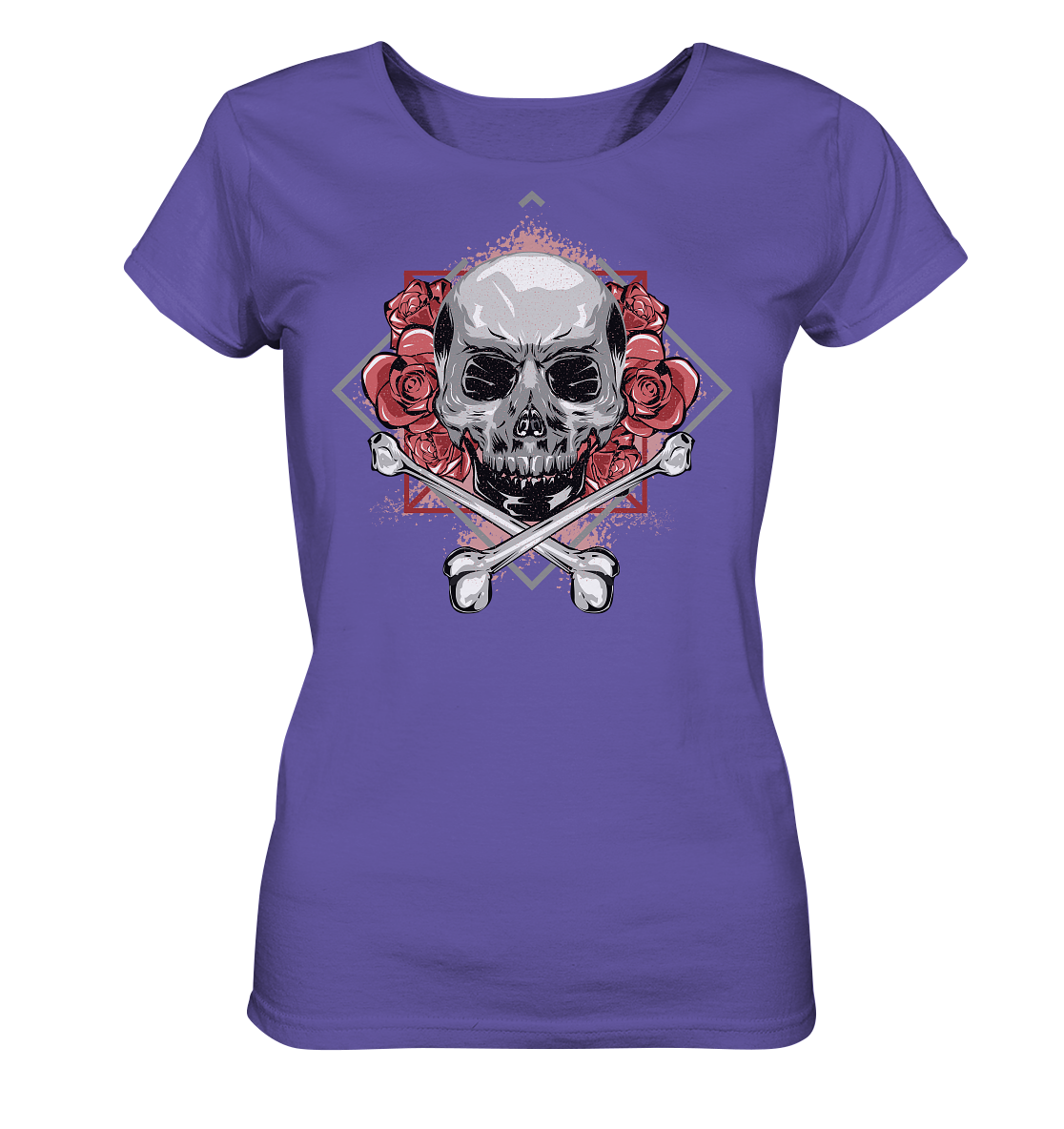 Cargirl_Roseskull Ladies Organic Shirt