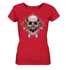 Cargirl_Roseskull Ladies Organic Shirt