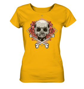 Cargirl_Roseskull Ladies Organic Shirt